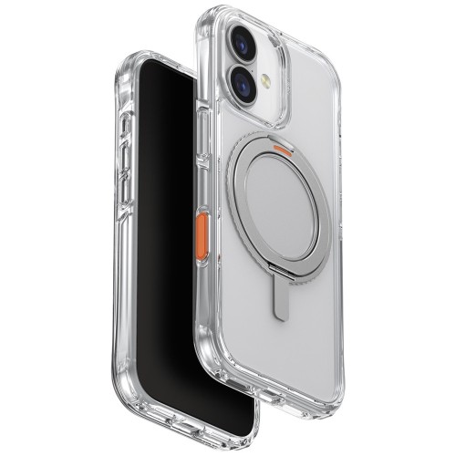 Etui UNIQ Swivix do Apple iPhone 17 360 Rotating Kickstand przezroczysty
