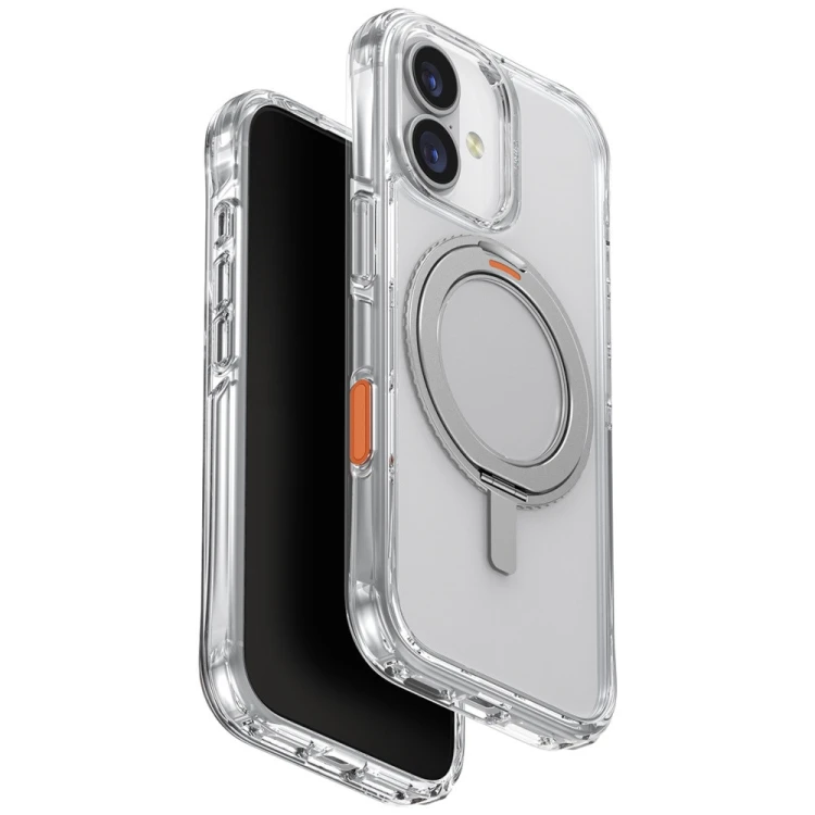 Etui UNIQ Swivix do Apple iPhone 17 360 Rotating Kickstand przezroczysty