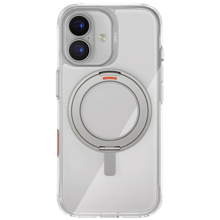 Etui UNIQ Swivix do Apple iPhone 17 360 Rotating Kickstand przezroczysty