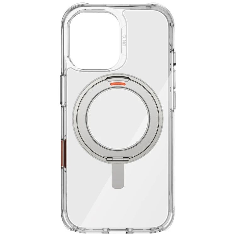 Etui UNIQ Swivix do Apple iPhone 17 360 Rotating Kickstand przezroczysty