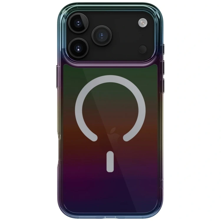 Etui UNIQ Iridescia do Apple iPhone 17 Pro Max MagClick Charging midnight quartz