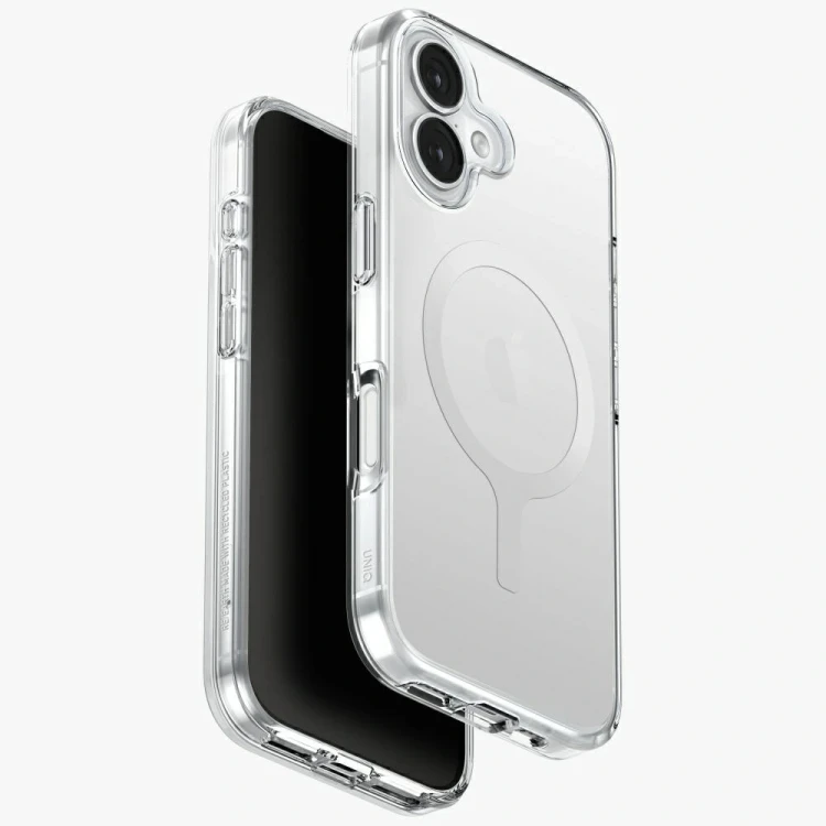 Etui UNIQ Clario do Apple iPhone 17 Magclick Charging przezroczysty
