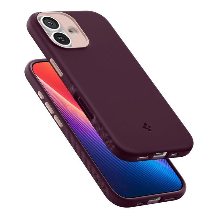 Etui Spigen Nano Pop Mag MagSafe do Apple iPhone 17 Burgundy Bean