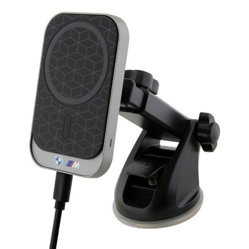 Uchwyt samochodowy BMW BMMWCCMPGPK 15W na kokpit / do szyby / do kratki nawiewu czarny/black MagSafe