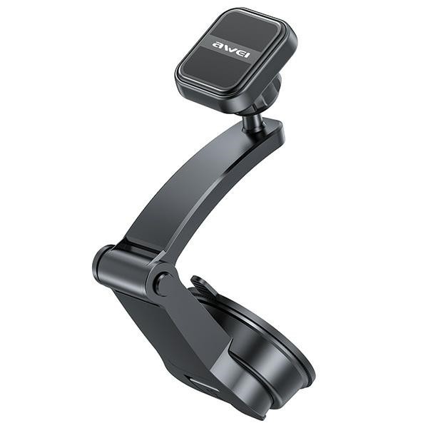Magnetyczny uchwyt samochodowy do szyby / na kokpit AWEI X54 czarny/black