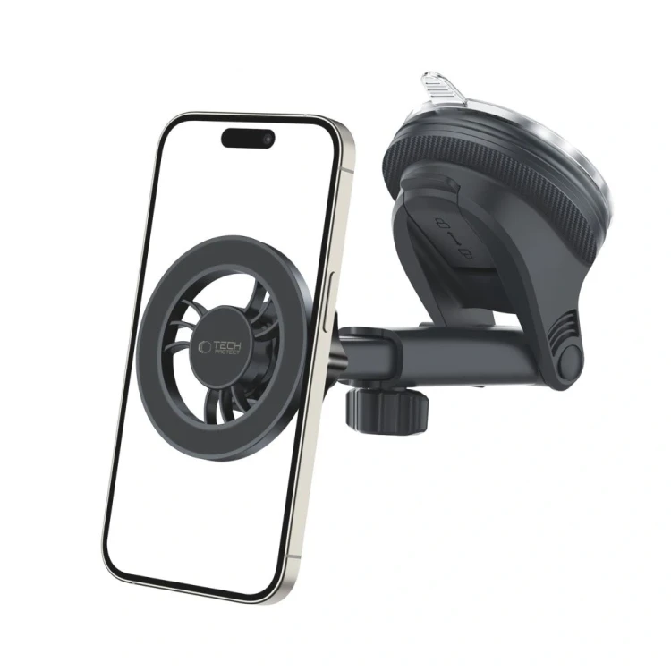 Uchwyt samochodowy do kratki / na szybę / na kokpit Tech-Protect N56 Magnetic MagSafe Dashboard & Ve
