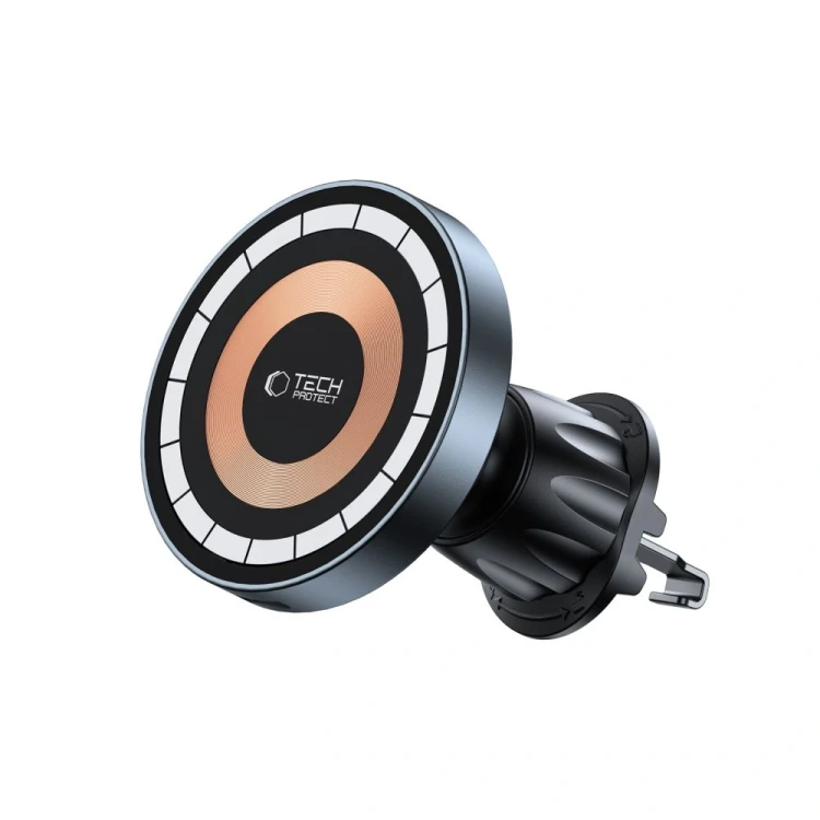 Uchwyt samochodowy do kratki / na szybę / na kokpit z ładowarką 15W Tech-Protect MM15W-V5 Magnetic M