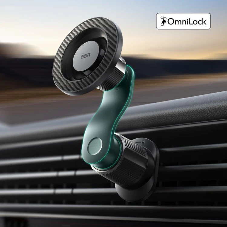 Uchwyt samochodowy do kratki ESR OmniLock Magnetic MagSafe Vent Car Mount Black