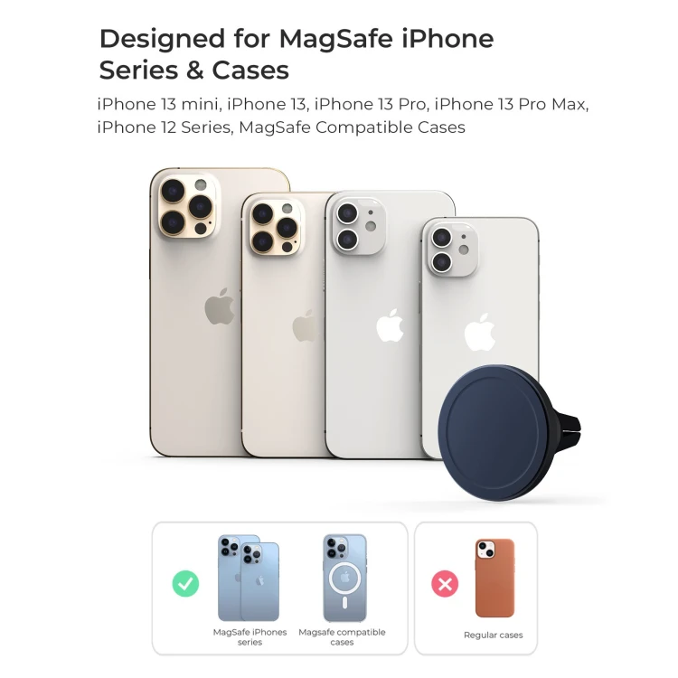 Magnetyczny uchwyt samochodowy do kratki iOttie Velox Magnetic Mini Air Vent Mount