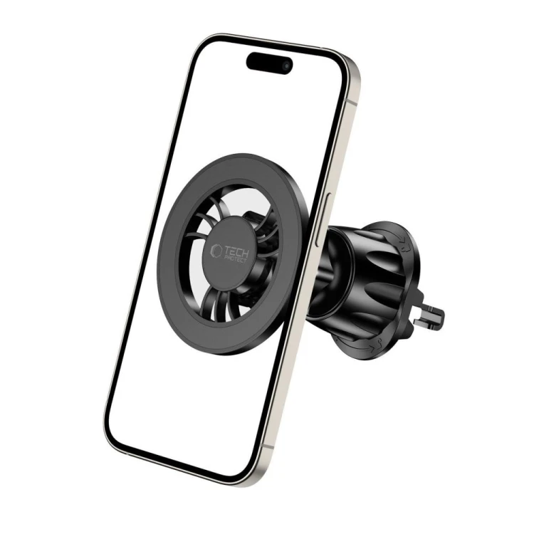 Uchwyt samochodowy do kratki Tech-Protect N56 Magnetic Magsafe Vent Car Mount Black