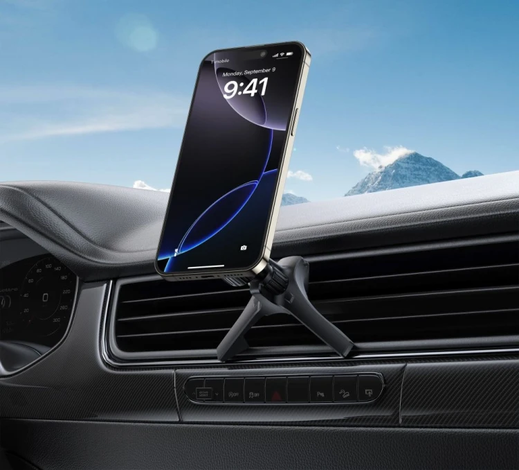 Uchwyt samochodowy do kratki Tech-Protect N53 Magnetic MagSafe Stable Vent Car Mount Black