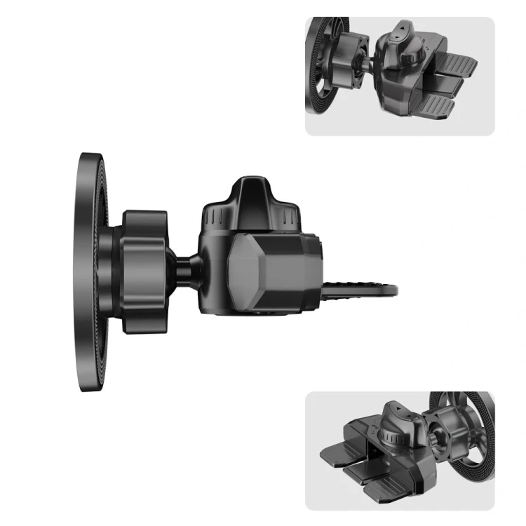 Magnetyczny uchwyt samochodowy do kratki Tech-Protect N56 Magnetic MagSafe CD & Vent Car Mount Black