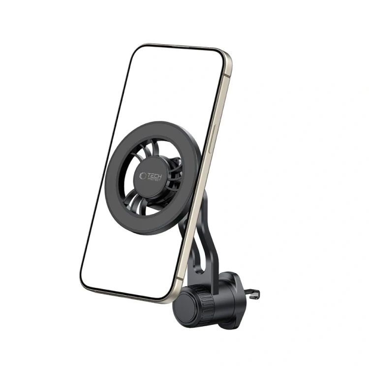 Uchwyt samochodowy do kratki Tech-Protect N56 Magnetic MagSafe Rotable Vent Car Mount Black