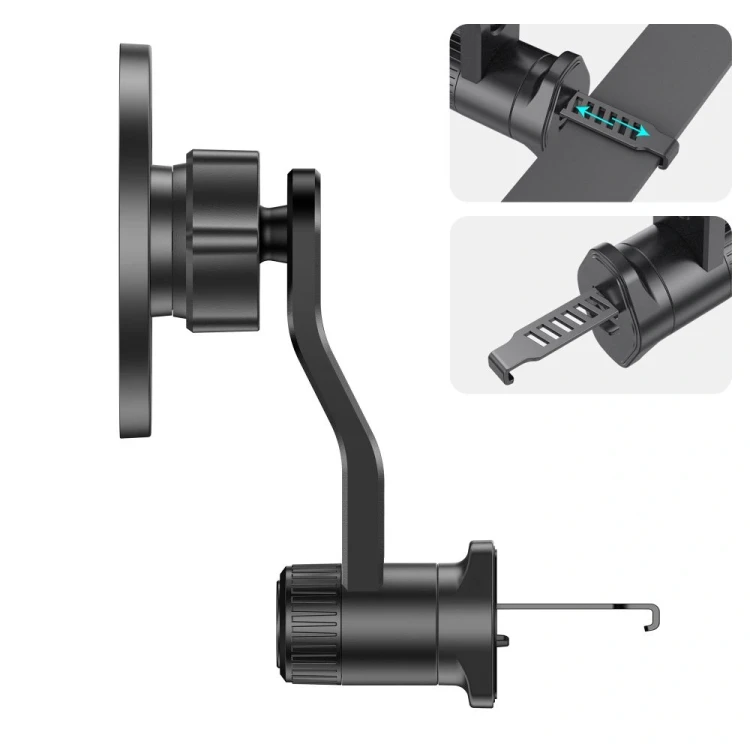 Uchwyt samochodowy do kratki Tech-Protect N56 Magnetic MagSafe Rotable Vent Car Mount Black