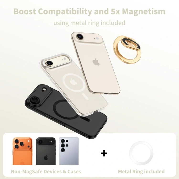 Uchwyt Tech-Protect MMR400 Lamano Magnetic MagSafe Phone Ring Gold