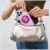 Uchwyt i podstawka do telefonu PopSockets Round Ripple Iridescent Aviation Opalescent MagSafe różowy