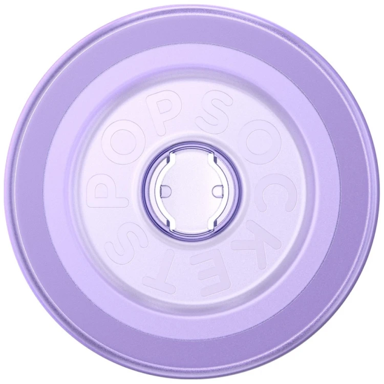 Uchwyt do telefonu PopSockets Enamel Butterfly Prism MagSafe lawendowy