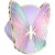 Uchwyt do telefonu PopSockets Enamel Butterfly Prism MagSafe lawendowy