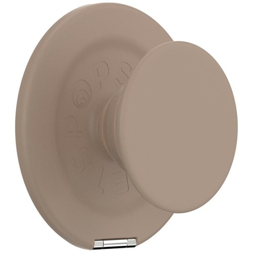 Uchwyt do telefonu PopSockets Kick-Out Grip Latte MagSafe beżowy