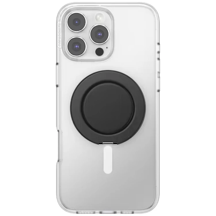 Uchwyt do telefonu PopSockets Kick-Out Grip MagSafe czarny