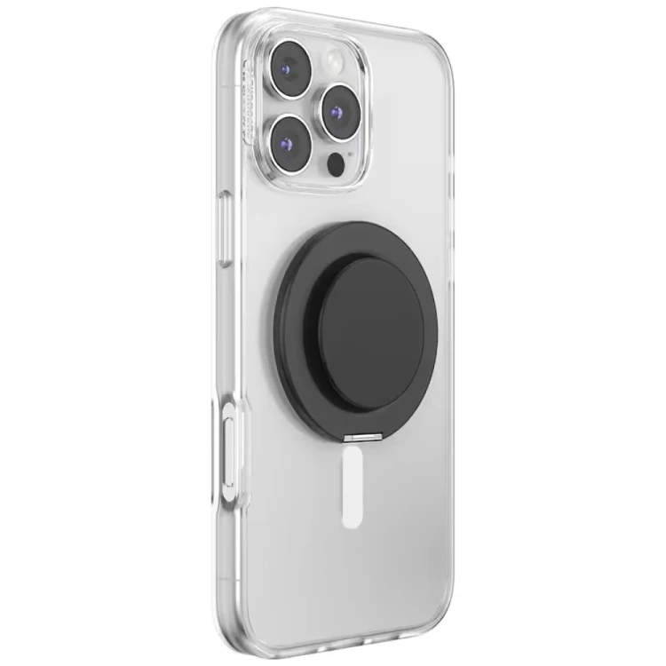 Uchwyt do telefonu PopSockets Kick-Out Grip MagSafe czarny