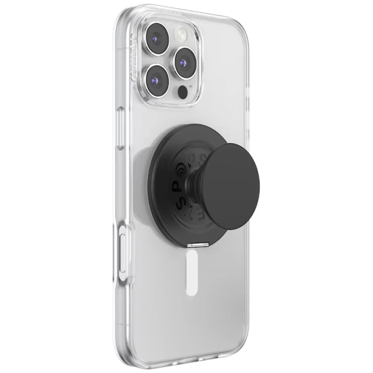 Uchwyt do telefonu PopSockets Kick-Out Grip MagSafe czarny