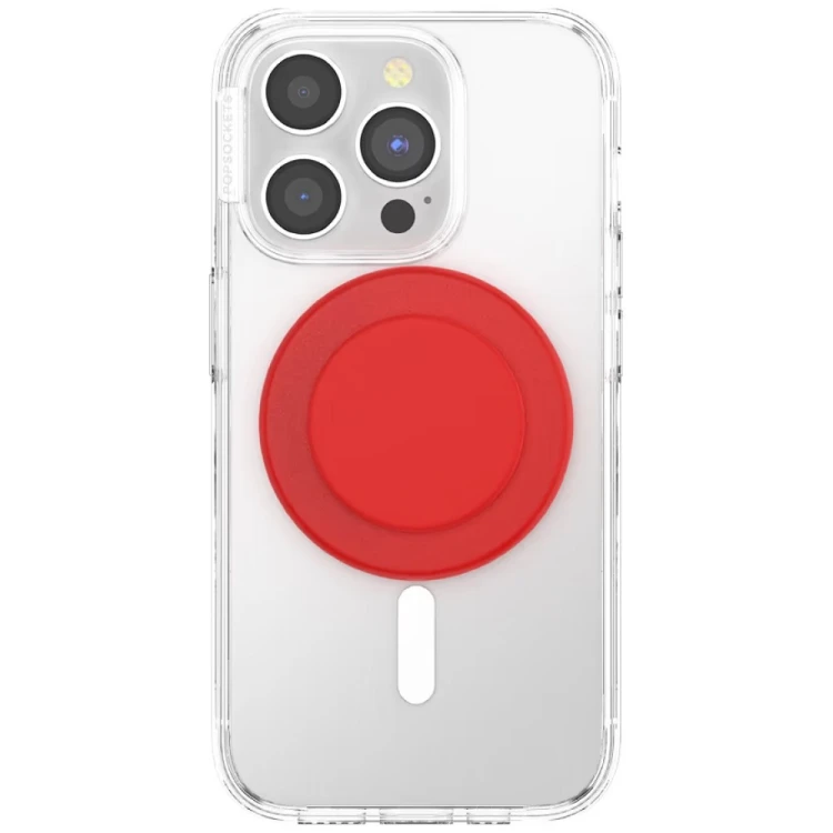 Uchwyt do telefonu Popsocket PopOut Basic Rosso Grip MagSafe czerwony