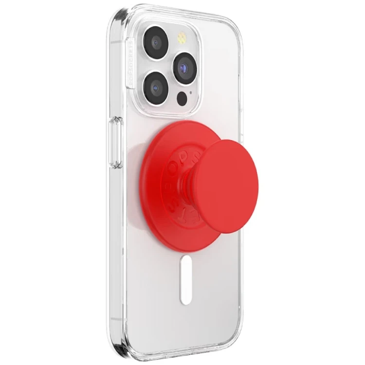 Uchwyt do telefonu Popsocket PopOut Basic Rosso Grip MagSafe czerwony