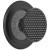 Uchwyt do telefonu PopSocket Round Aluminum Triangle Knurl Grip MagSafe czarny
