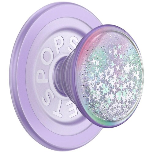 Uchwyt do telefonu PopSockets Tidepool Squishy Unicorn Magic MagSafe lawendowy