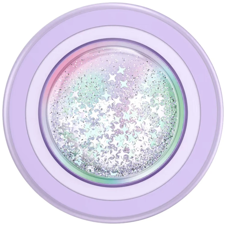 Uchwyt do telefonu PopSockets Tidepool Squishy Unicorn Magic MagSafe lawendowy