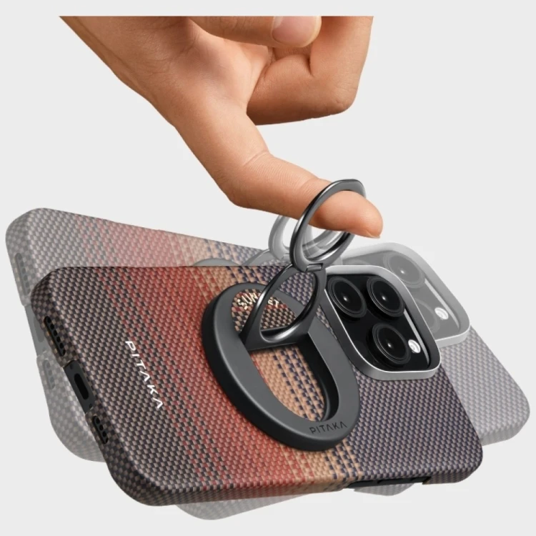 Uchwyt magnetyczny PITAKA MagEZ Grip 3 California Dream do telefonu sunset czarny