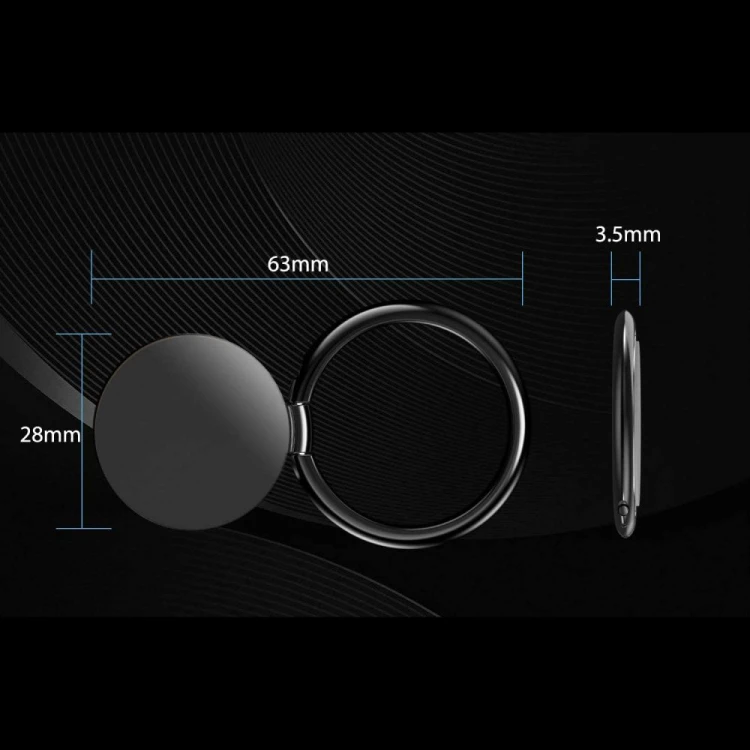 Uchwyt na palce Tech-Protect Magnetic Phone Ring Black