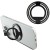 Uchwyt na palec Guess MagSafe Ring Stand GUMRSALDGK czarny/black Rhinestone