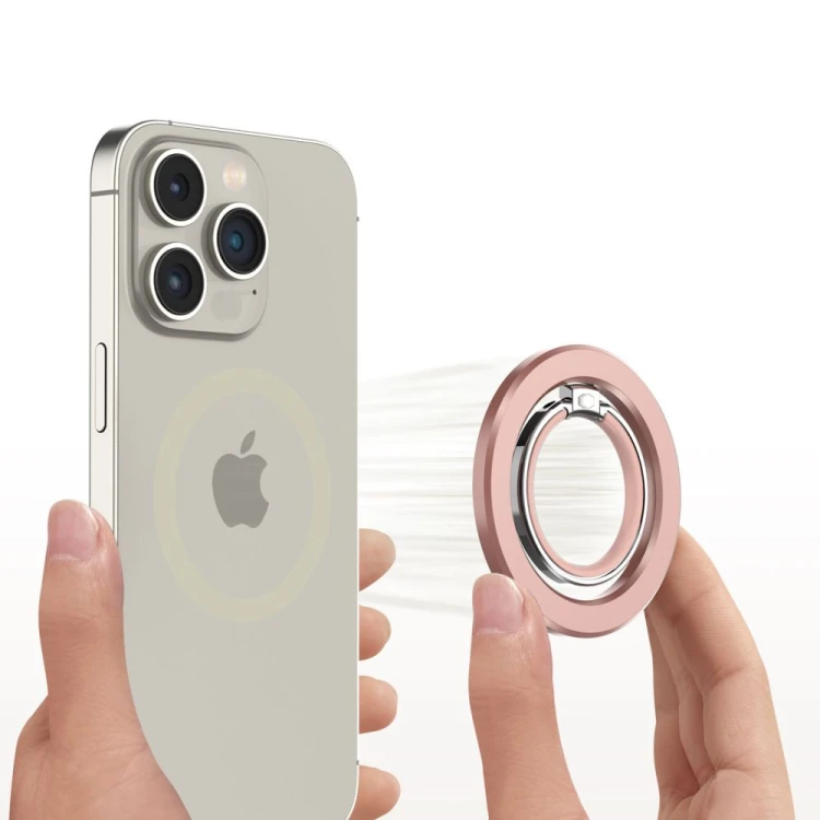 Uchwyt na palec Tech-Protect MMR300 MagSafe Phone Ring Rose Gold