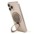Magnetyczny uchwyt na palec z funkcją podstawki UNIQ Gripfit 360 Magnetic Mount&Kickstand szary/flin