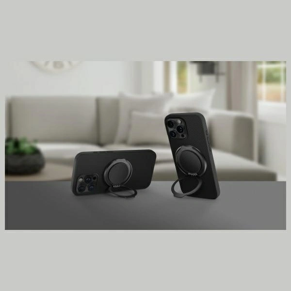 Magnetyczny uchwyt na palec z funkcją podstawki UNIQ Gripfit Premium 360 Magnetic Mount&Kickstand Uc