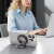 Uchwyt na palec z blaszką Tech-Protect MMR600 Magnetic MagSafe Phone Ring Satin Black