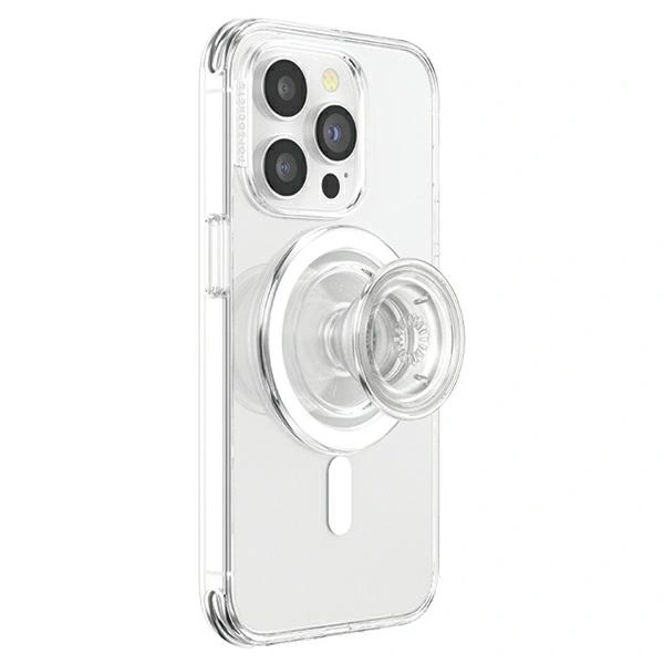 Uchwyt do telefonu POPSOCKETS PopGrip MagSafe 2 przezroczysty