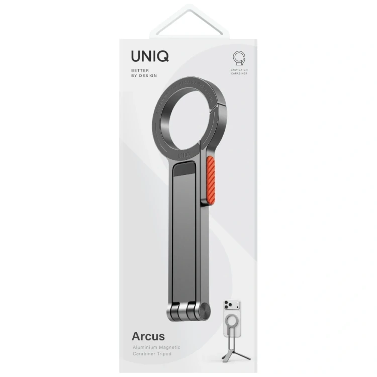 Uchwyt magnetyczny UNIQ Arcus TriPod Stand srebrny