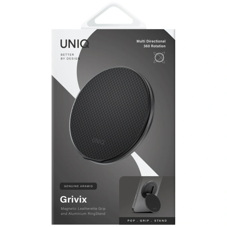 Uchwyt magnetyczny UNIQ Grivix Premium 360 Mount&Grip Stand czarny