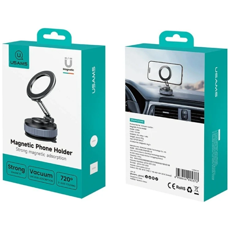 Magnetyczny uchwyt na telefon USAMS ZJ084 tarnish