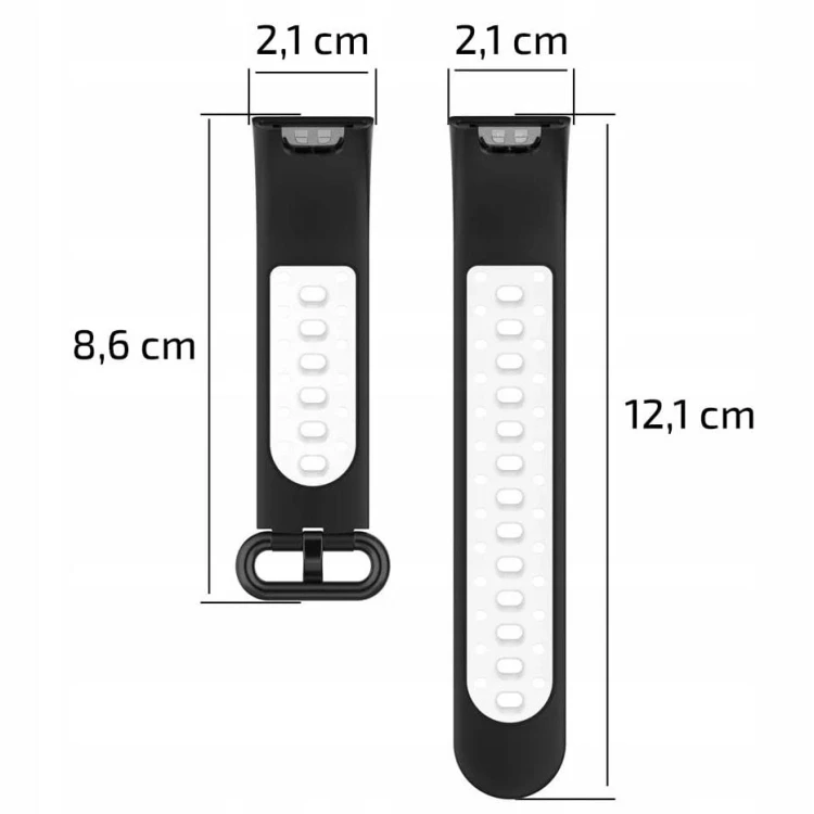 PASEK-CZARNO-BIALY-OPASKA-SILIKONOWA-do-Xiaomi-Redmi-Watch-2-Lite-Producent-Inna.jpg