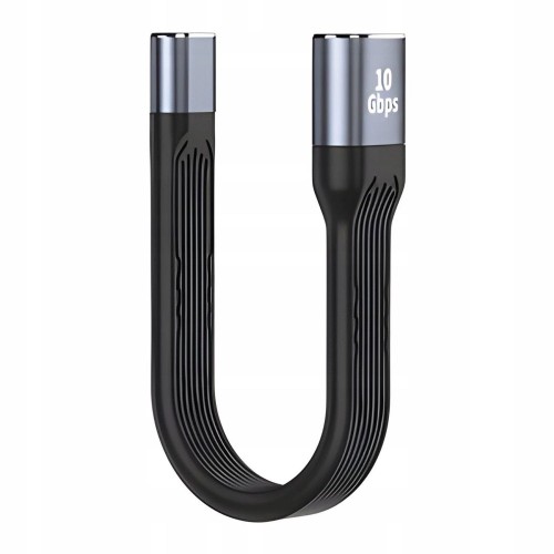 KROTKI-KABEL-GUMOWY-USB-A-ZENSKI-DO-USB-C-ZENSKI-10GBPS-13CM.jpg