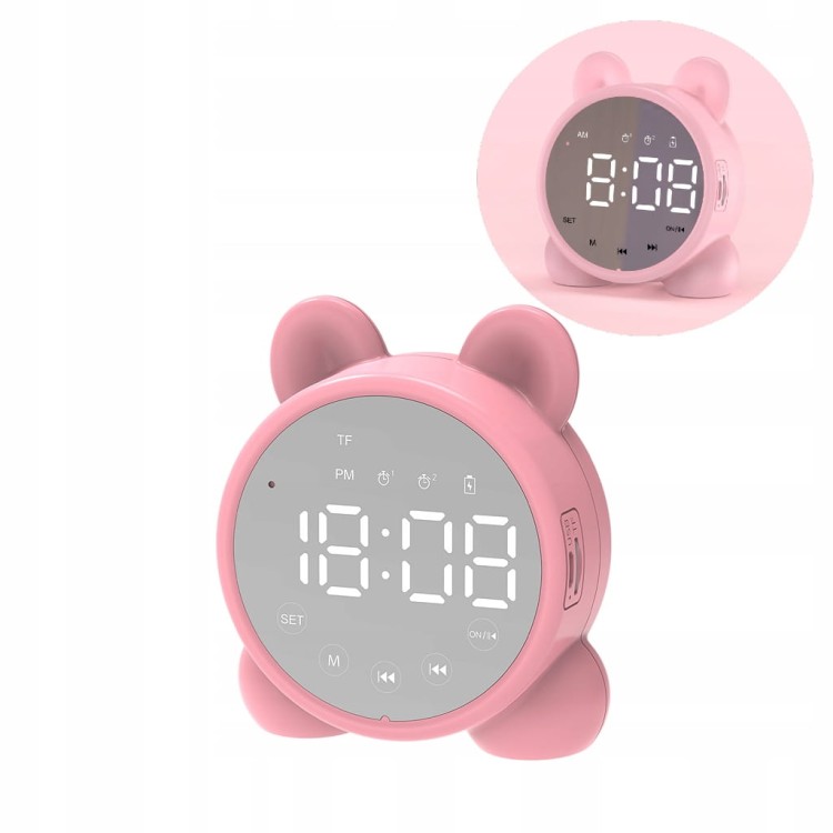 BUDZIK-ZEGAREK-LED-RADIO-FM-GLOSNIK-BLUETOOTH-BT-LUSTERKO-KOTEK-ROZOWY.jpg