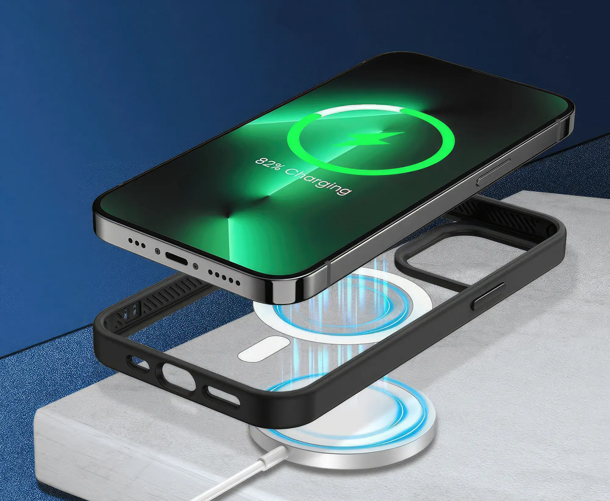 Etui Case Magsafe do iPhone - Bezproblemowe ładowanie bezprzewodowe