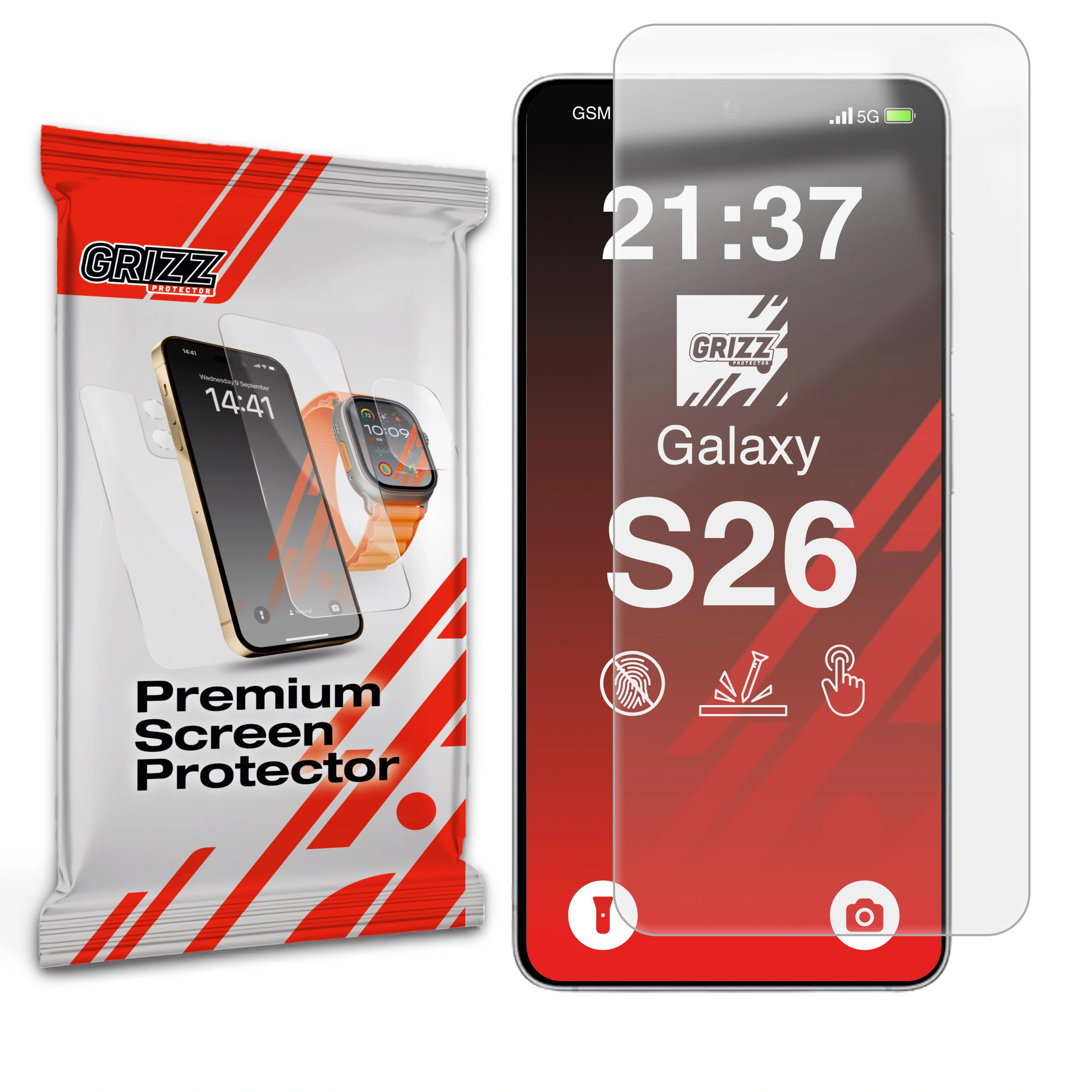 GrizzGlass PaperScreen Samsung Galaxy S26