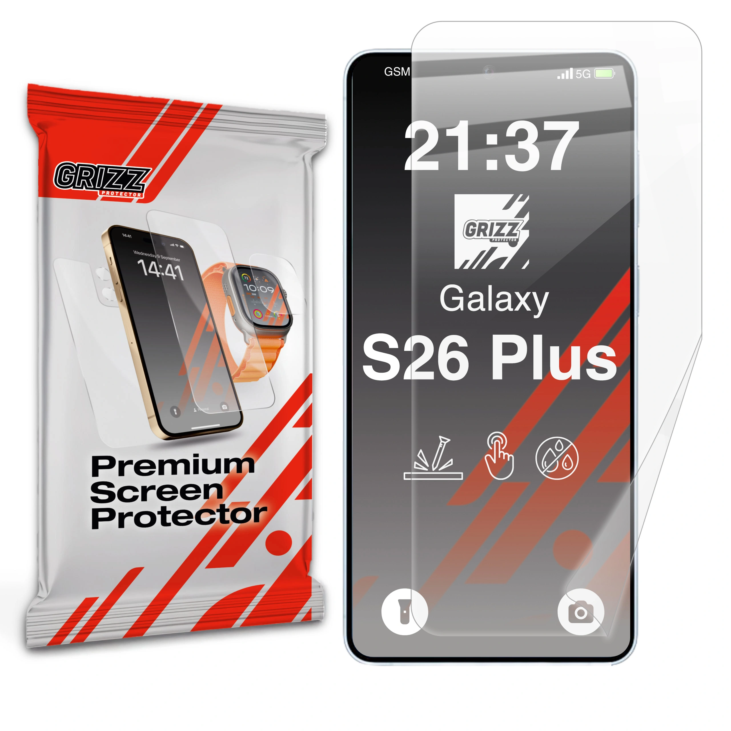 GrizzGlass CeramicFilm Samsung Galaxy S26+ Plus
