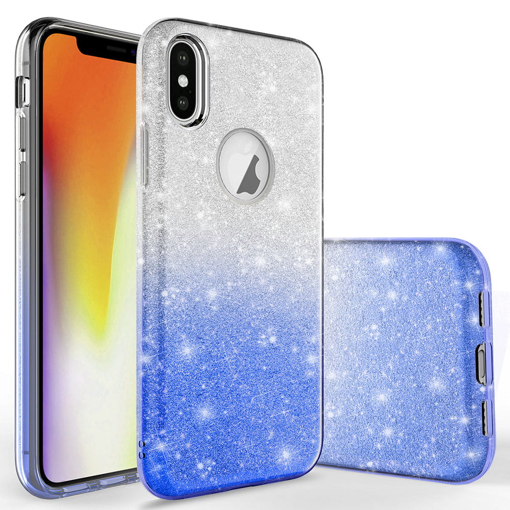 Silikonowe Etui Glitter Case - iPhone XS Max