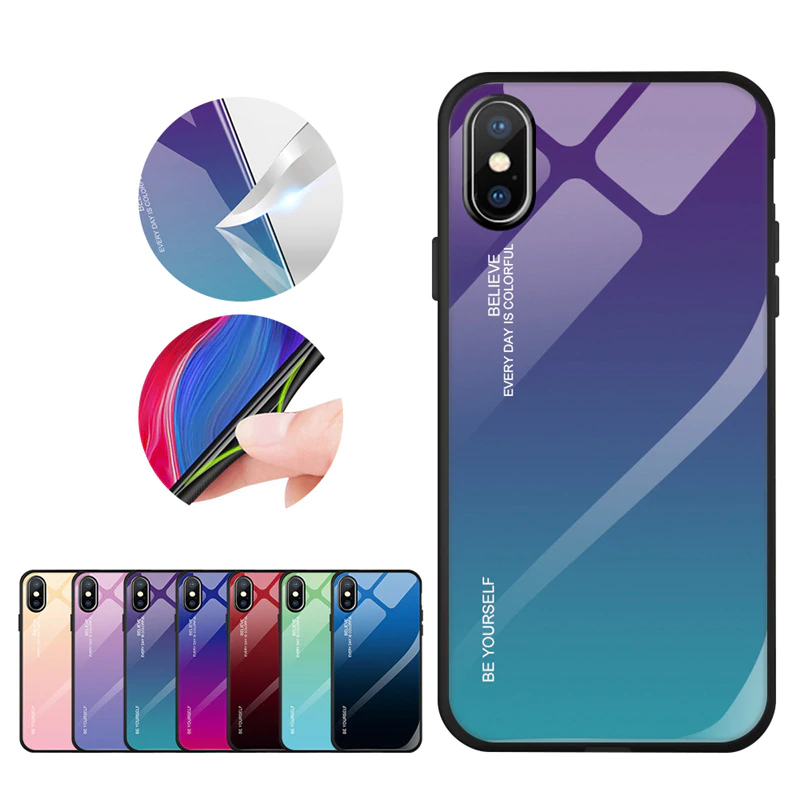 Gradient Glass Case - Apple iPhone X / XS (5,8")
